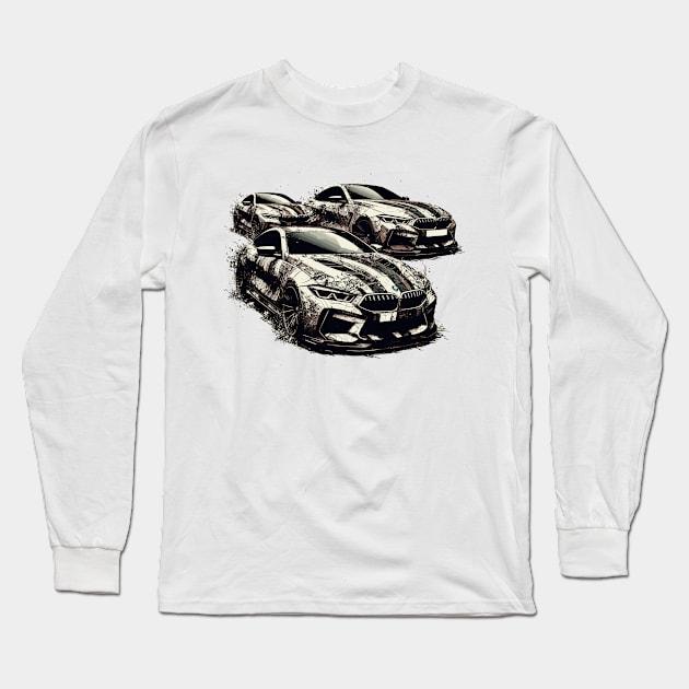 BMW M8 Long Sleeve T-Shirt by Vehicles-Art